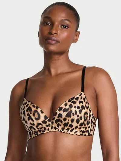 Victoria's Secret Very Sexy So Obsessed Smooth Wireless Push-up Bra In Animal Print