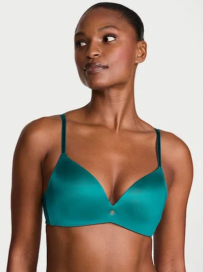 Victoria's Secret Very Sexy So Obsessed Smooth Wireless Push-up Bra In Blue