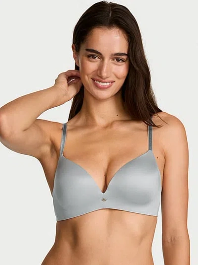 Victoria's Secret Very Sexy So Obsessed Smooth Wireless Push-up Bra In Gray