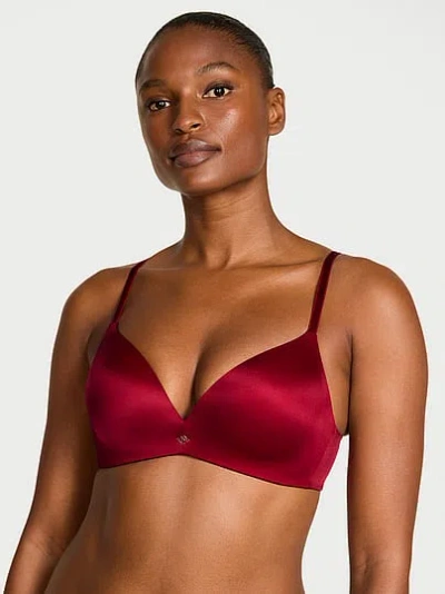 Victoria's Secret Very Sexy So Obsessed Smooth Wireless Push-up Bra In Red