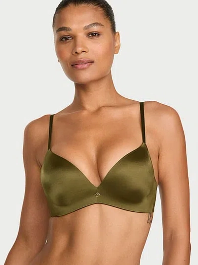 Victoria's Secret Very Sexy So Obsessed Smooth Wireless Push-up Bra In Green