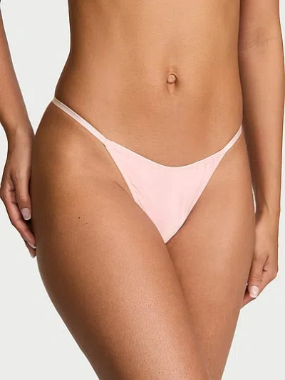 Victoria's Secret Very Sexy Sparkle Crystal Bow V-string Panty In Pink
