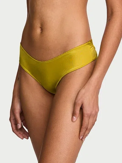 Victoria's Secret Very Sexy Strappy-back Ring Hardware Cheeky Panty In Yellow