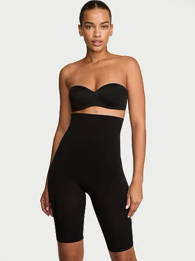 Victoria's Secret Vs X Leonisa Extra High-rise Shaper Short In Black