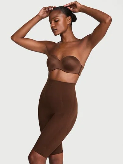 Victoria's Secret Vs X Leonisa Extra High-rise Shaper Short In Brown