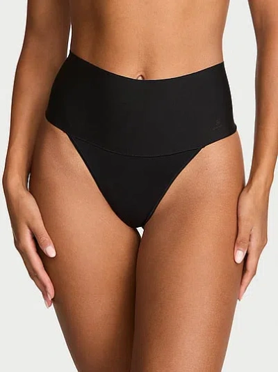 Victoria's Secret Vs X Leonisa High-waist Thong Shaper In Black