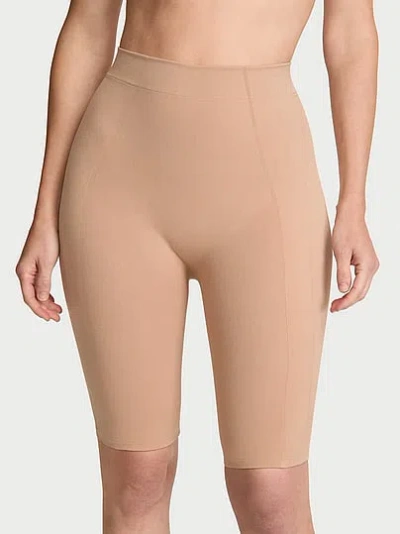 Victoria's Secret Vs X Leonisa Mid-rise Shaper Short In Beige