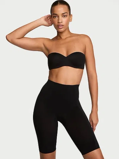 Victoria's Secret Vs X Leonisa Mid-rise Shaper Short In Black