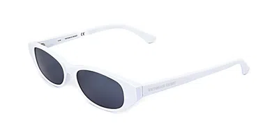 Victoria's Secret Vs0001 25c Occhiali Da Sole Bianchi Per Donna In Neutral