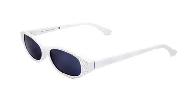 Victoria's Secret Vs0004 25c Occhiali Da Sole Oro Per Donna In White