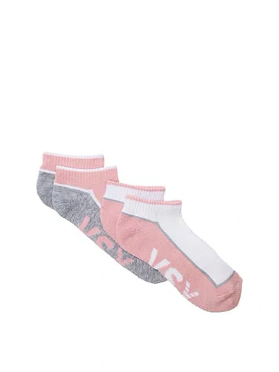 Victoria's Secret Vsx 2-pack Ankle Socks In Pink