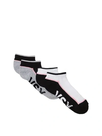 Victoria's Secret Vsx 2-pack Ankle Socks In White