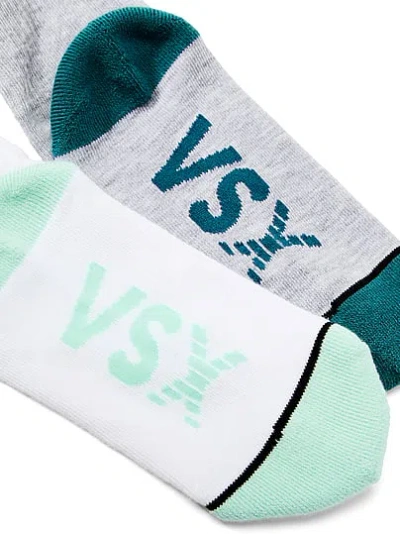 Victoria's Secret Vsx 2-pack Crew Socks In Multi