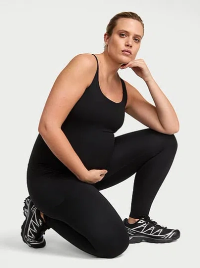 Victoria's Secret Vsx Activate™ Maternityflex Jumpsuit In Black