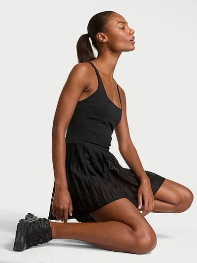 Victoria's Secret Vsx Activate™ Mesh Tennis Dress In Black