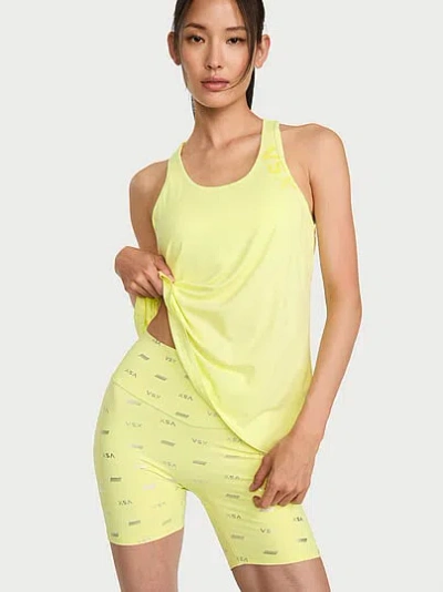 Victoria's Secret Vsx Drapey Knit Tank Top In Green