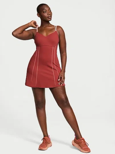 Victoria's Secret Vsx Elevate™ Chroma Contours Flare Dress In Red