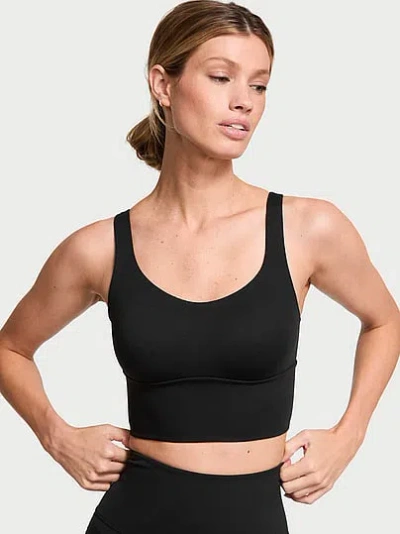 Victoria's Secret Vsx Elevate™ Cross-back Mesh Sports Bra In Black