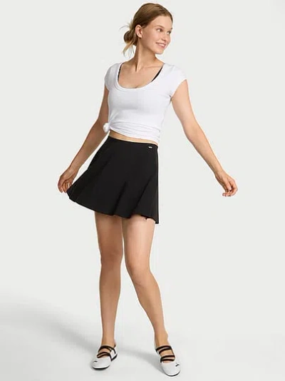 Victoria's Secret Vsx Elevate™ Flare Mini Skirt In Black