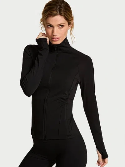 Victoria's Secret Vsx Elevate™ Full-zip Jacket In Black