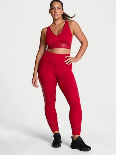 Victoria's Secret Vsx Elevate™ Refined Contours Legging In Red