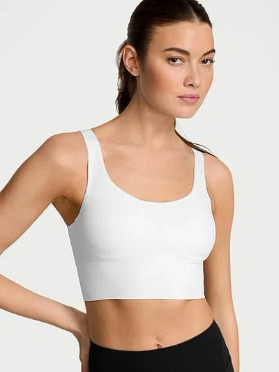 Victoria's Secret Vsx Elevate™ Seamless-comfort Sports Bra In White