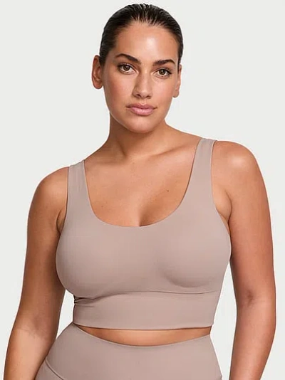 Victoria's Secret Vsx Elevate™ Seamless-comfort Sports Bra In Neutral