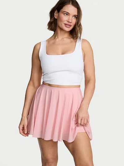 Victoria's Secret Vsx Elevate™ Sheer Radiance Active Skirt In Pink