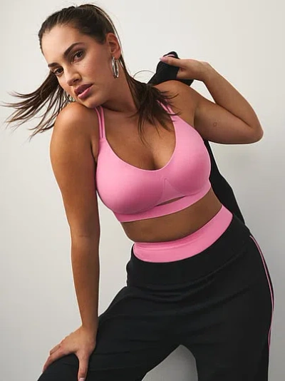 Victoria's Secret Vsx Elevate™ Strappy-comfort Sports Bra In Pink