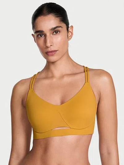Victoria's Secret Vsx Elevate™ Strappy-comfort Sports Bra In Brown