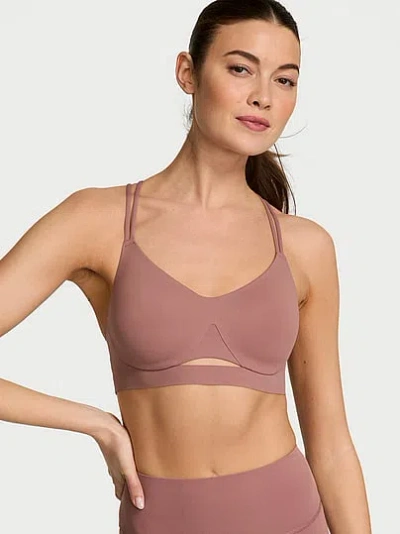 Victoria's Secret Vsx Elevate™ Strappy-comfort Sports Bra In Pink