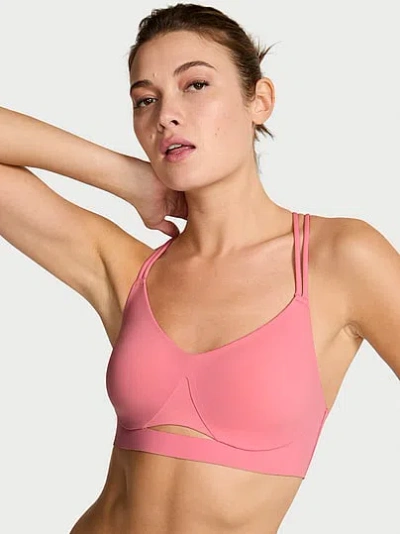 Victoria's Secret Vsx Elevate™ Strappy-comfort Sports Bra In Pink