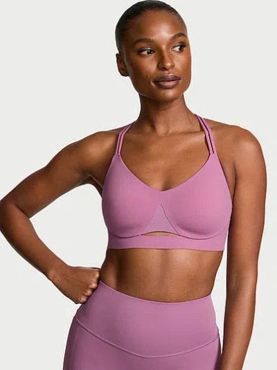 Victoria's Secret Vsx Elevate™ Strappy-comfort Sports Bra In Pink