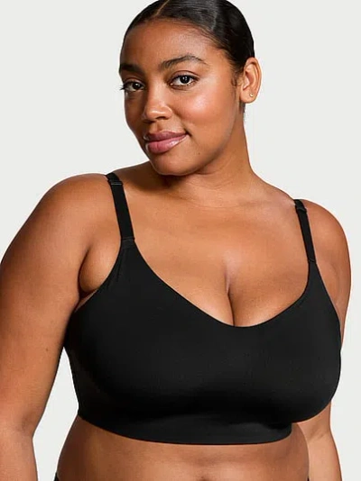 Victoria's Secret Vsx Elevate™ Stretch-comfort Sports Bra In Black