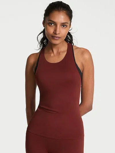 Victoria's Secret Vsx Elevate™ Tank Top In Burgundy