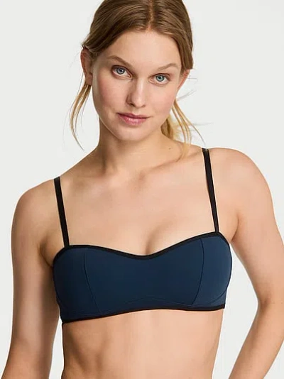 Victoria's Secret Vsx Elevate™ Tipped & Accented Balconette Sports Bra In Blue