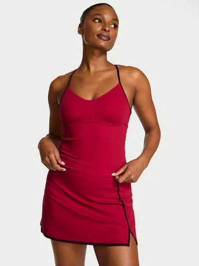 Victoria's Secret Vsx Elevate™ Tipped & Accented Tank Top In Red