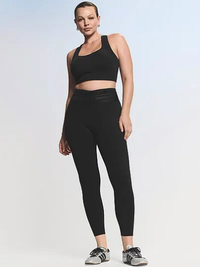 Victoria's Secret Vsx Elevate™ Tuxedo Shine Legging In Black