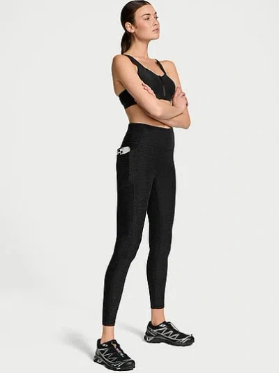 Victoria's Secret Vsx Essential High-rise Pocket Leggings In Black