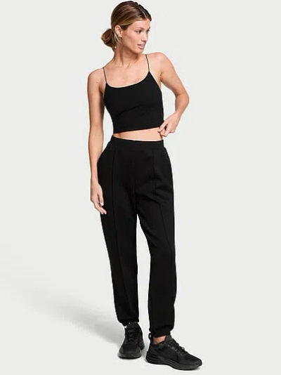 Victoria's Secret Vsx Featherweight Knit Jogger Pant In Black