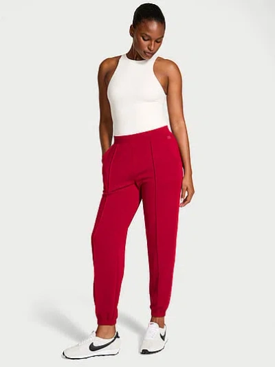 Victoria's Secret Vsx Featherweight Knit Jogger Pant In Red