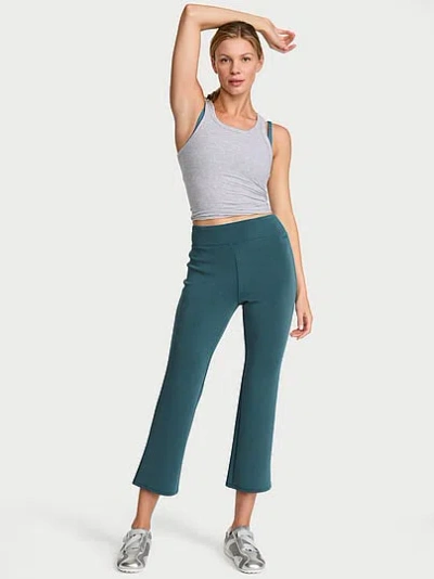 Victoria's Secret Vsx Featherweight Knit Kick Flare Pant In Green