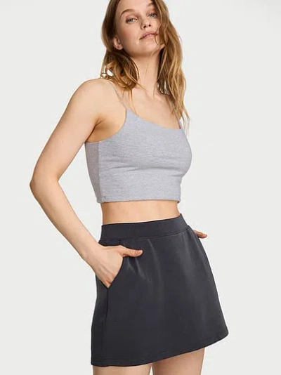 Victoria's Secret Vsx Featherweight Knit Mini Skirt In Black