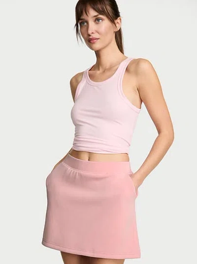 Victoria's Secret Vsx Featherweight Knit Mini Skirt In Pink
