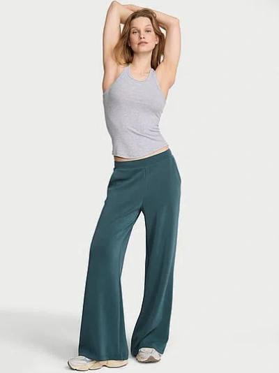 Victoria's Secret Vsx Featherweight Knit Wide-leg Pant In Blue
