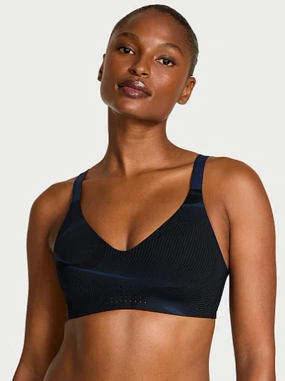 Victoria's Secret Vsx Featherweight™ Medium V-neck Sports Bra In Black