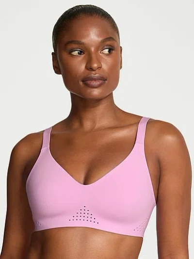Victoria's Secret Vsx Featherweight™ Medium V-neck Sports Bra In Pink