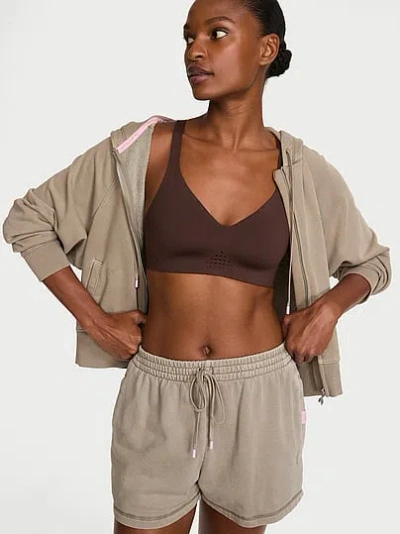 Victoria's Secret Vsx Featherweight™ Medium V-neck Sports Bra In Green