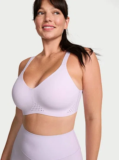 Victoria's Secret Vsx Featherweight™ Medium V-neck Sports Bra In Purple