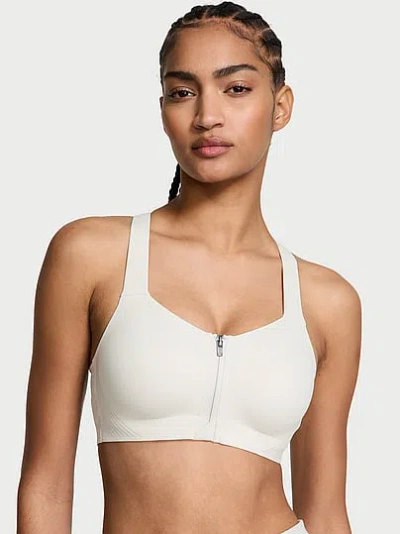 Victoria's Secret Vsx Knockout™ Front-close Sports Bra In White